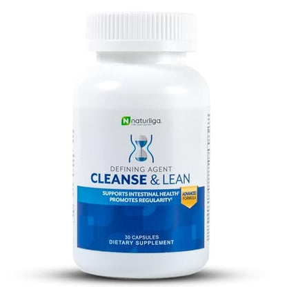 Max Muscle Naturaliga Cleanse and Lean Defining Agent – Kräuterreinigung für regelmäßige Verdauung mit natürlichen entgiftenden Inhaltsstoffen für Darmgesundheit, Dickdarmreinigung und Blähungen, 30 Kapseln