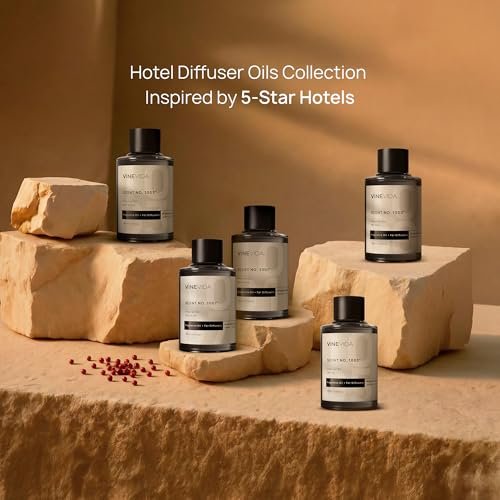 VINEVIDA (4oz) Hotel Diffuser Oil - Luxuriöser Raumduft für Zuhause - Kaltluft-Diffuseröl | Essential Oil No.1001 inspiriert von Ritz Carlton