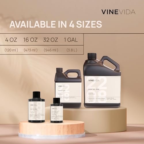 VINEVIDA (4oz) Hotel Diffuser Oil - Luxuriöser Raumduft für Zuhause - Kaltluft-Diffuseröl | Essential Oil No.1001 inspiriert von Ritz Carlton