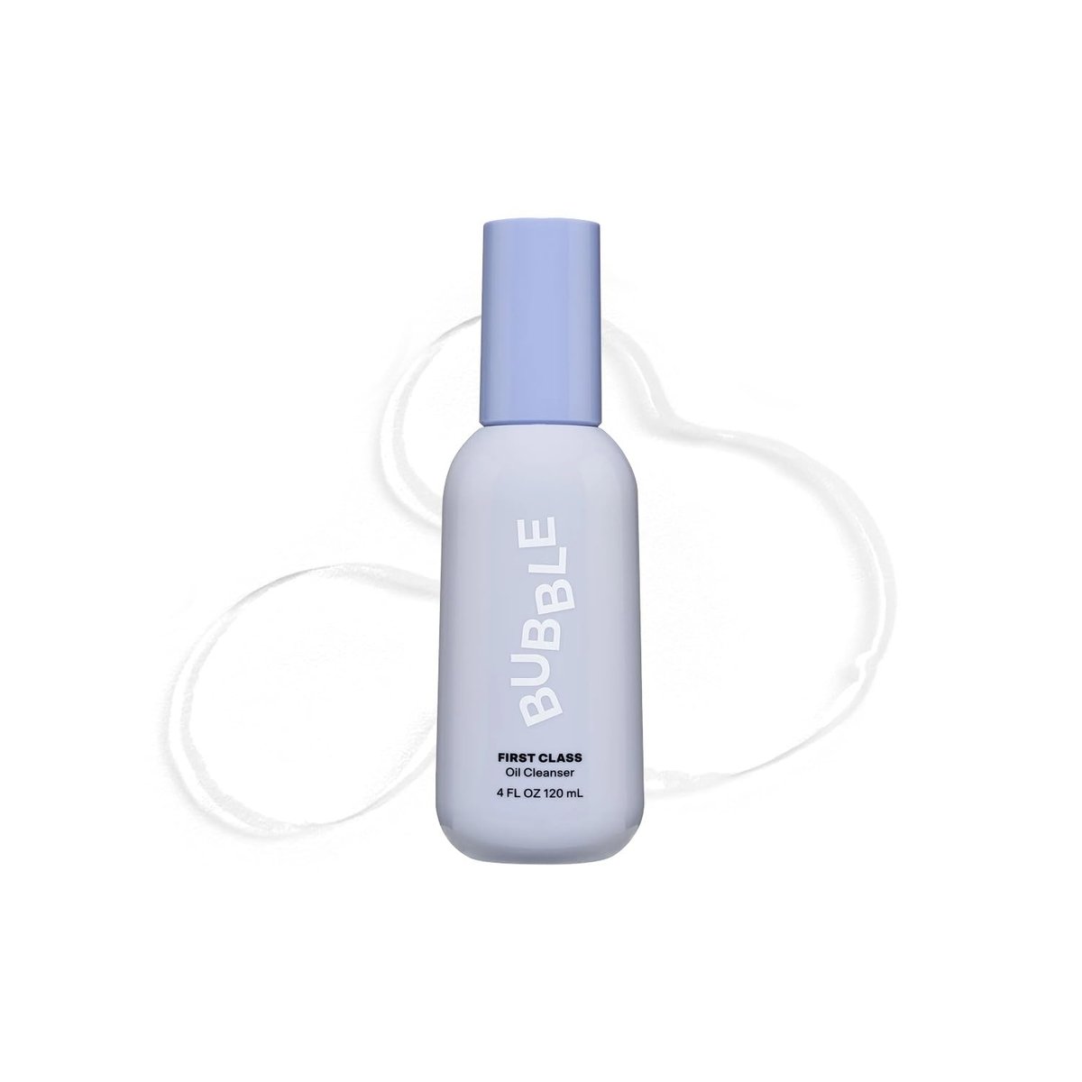 Bubble Skincare First Class Face Oil Cleanser - Gesichtsreinigungsöl + Make-up Entferner mit Rosenkernöl + Sonnenblumenkernöl zur Pflege und Beruhigung der Haut (118 ml)