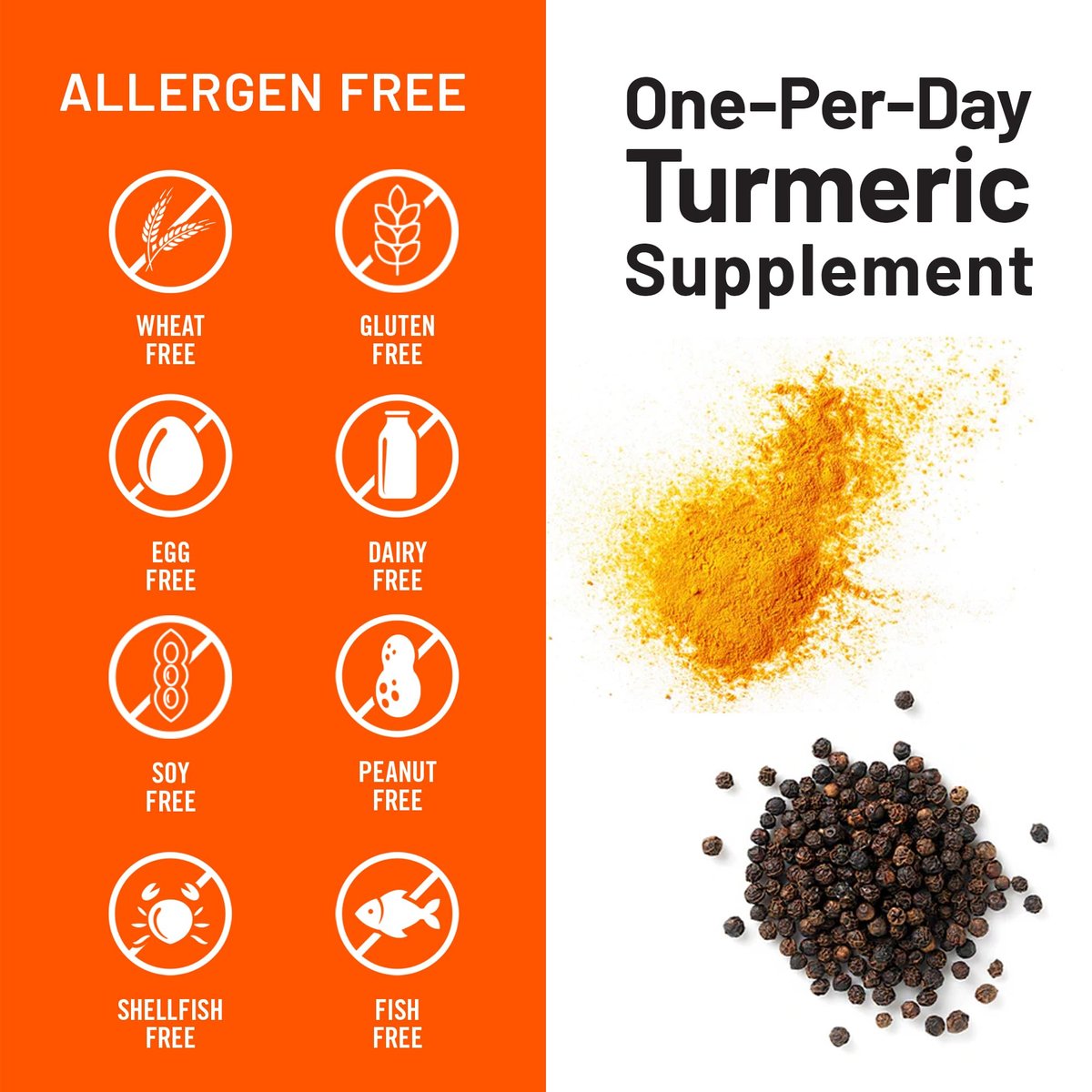 NatureWise Kurkuma Curcumin 500 mg mit schwarzem Pfeffer, extra stark, verbesserte Aufnahme, 95 % Curcuminoide & BioPerin für Immununterstützung, glutenfrei, nicht-GMO, 30 Kapseln (1-Monats-Vorrat)