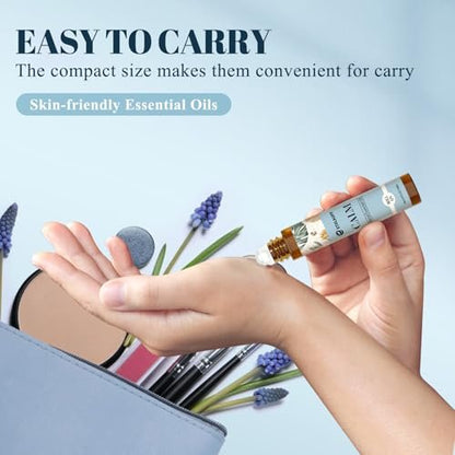 Calm Essential Oil Roll On – Aromatherapie Roll-On für Stressabbau, Massage & Entspannung – Geschenkset zur Selbstpflege