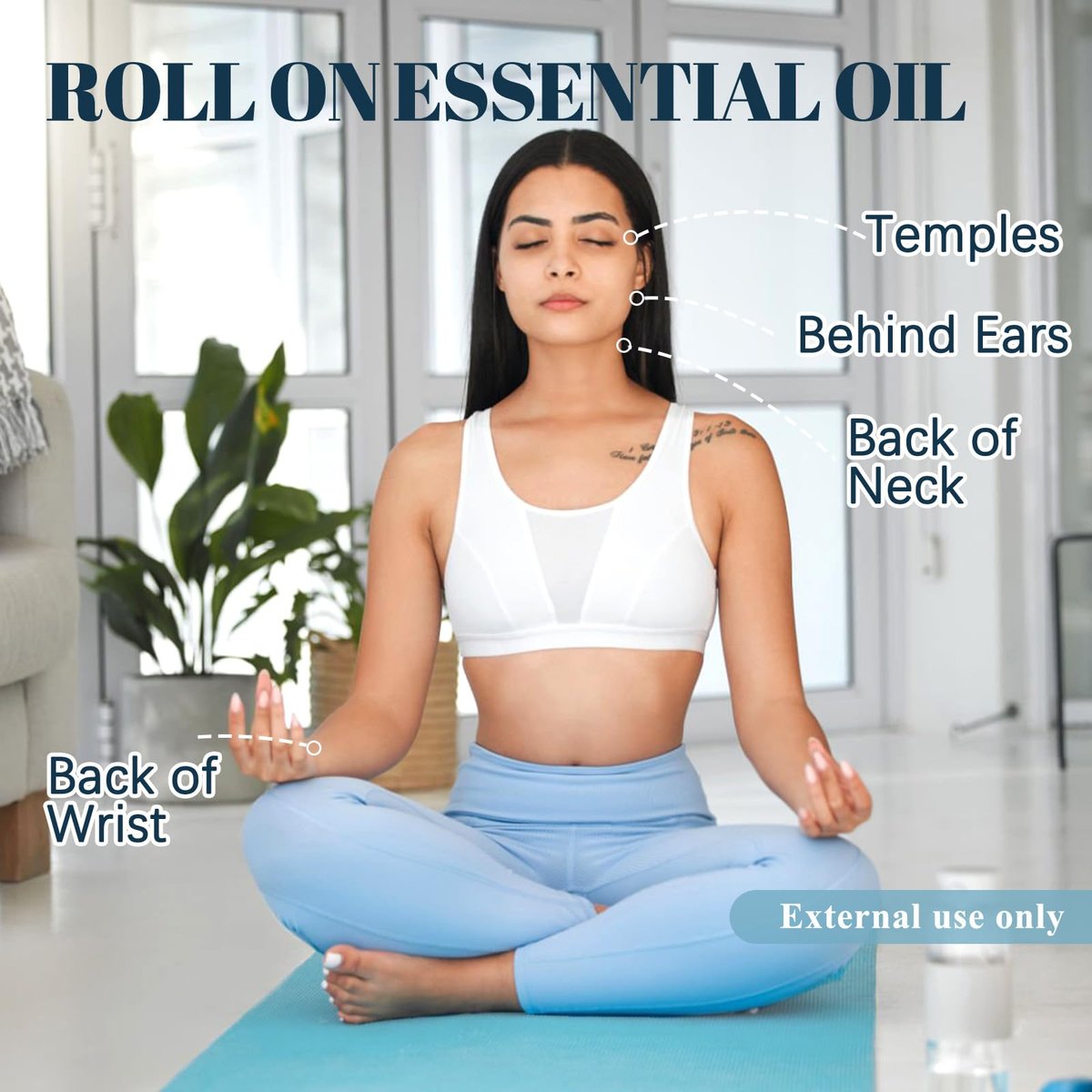 Calm Essential Oil Roll On – Aromatherapie Roll-On für Stressabbau, Massage & Entspannung – Geschenkset zur Selbstpflege