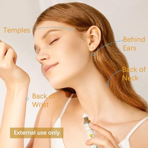 Helichrysum Roll-On ätherisches Öl – 100% rein für Hautvitalität & Anti-Aging, Aromatherapie, Stressabbau