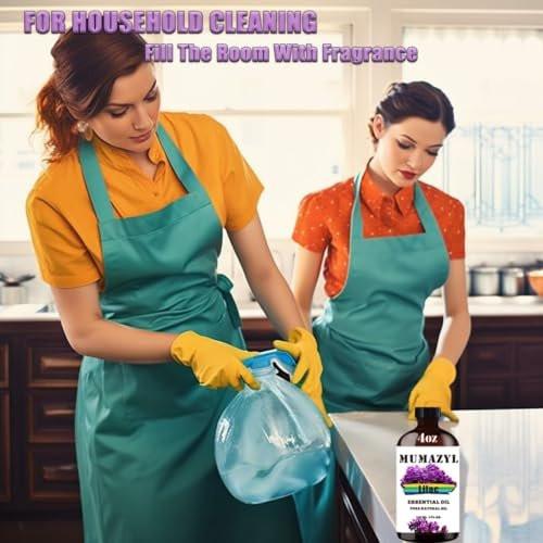 MUMAZYL Flieder Ätherisches Öl 120 ml – Lilac Essential Oil für Diffuser, Luftbefeuchter, Yoga, Reinigung, DIY Kerzen- und Seifenherstellung