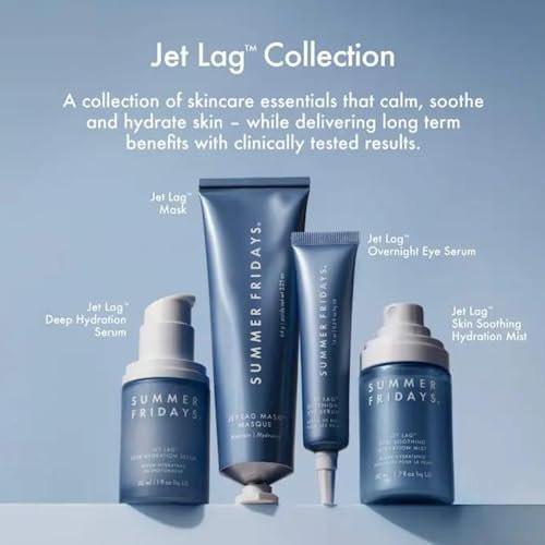 Summer Fridays Jet Lag Overnight Eye Serum – Nährende Augenpflege gegen dunkle Ringe, Feuchtigkeitsspender für glatte, feste & abschwellende Haut (0,5 Fl Oz)