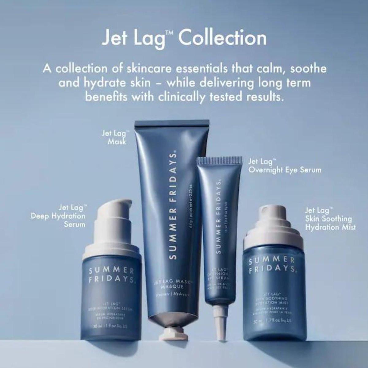 Summer Fridays Jet Lag Overnight Eye Serum – Nährende Augenpflege gegen dunkle Ringe, Feuchtigkeitsspender für glatte, feste & abschwellende Haut (0,5 Fl Oz)