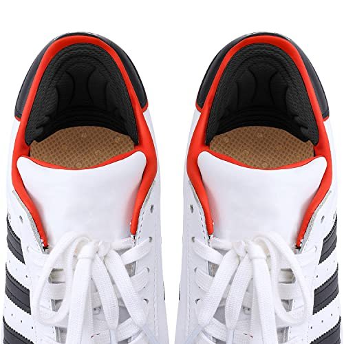 Fersenpolster für lose Schuhe – Klebende Fersenpolster, 6er-Pack (3x2er-Pack Schwarz), verhindert Fersenrutschen und Blasen
