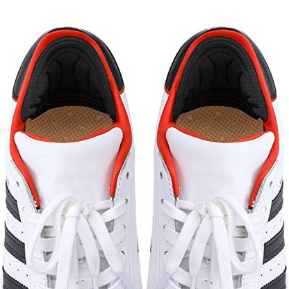 Fersenpolster für lose Schuhe – Klebende Fersenpolster, 6er-Pack (3x2er-Pack Schwarz), verhindert Fersenrutschen und Blasen