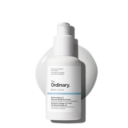 The Ordinary Niacinamid 5% Gesichts- und Körperemulsion, Dunkle Flecken & Hautton-Korrektor, 100 ml