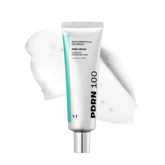 VT COSMETICS PDRN Cream 100 – Vegane PDRN Feuchtigkeitscreme für Glowy Glass Skin, nährende & regenerierende Gesichtscreme, 50 ml