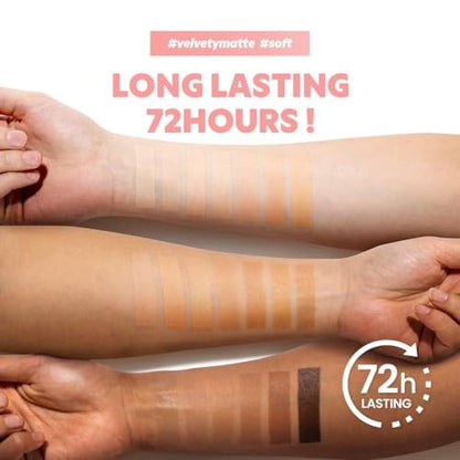 TIRTIR Mask Fit All Cover Pink Cushion Foundation | Hohe Deckkraft, Samtiges Matt-Finish, Leicht, Makellos, Korrigiert Rötungen, Koreanische Cushion (#21W Natural Ivory, Full Size, 0,63 Fl Oz)
