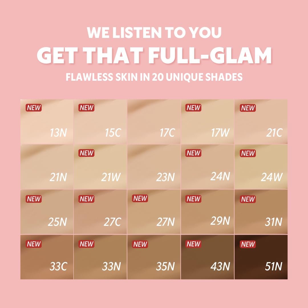 TIRTIR Mask Fit All Cover Pink Cushion Foundation | Hohe Deckkraft, Samtig-mattes Finish, Leicht, Makellos, Korrigiert Rötungen, Koreanische Cushion (#27C Cool Beige, Full Size, 0,63 Fl Oz)