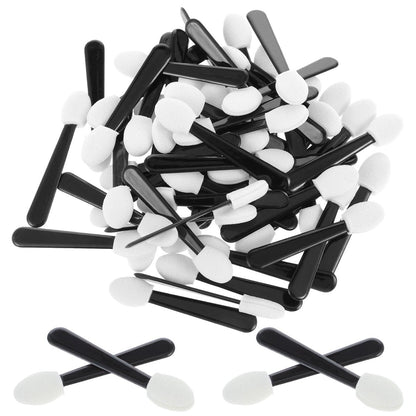 Giantree 50 Stück Einweg-Lidschatten-Applikatoren, Mini-Augenpinsel für unterwegs, Make-up-Pinsel für Frauen