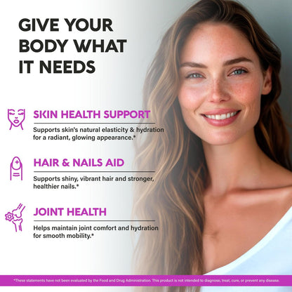 Multi-Kollagen-Peptide 1300 mg – Hydrolysierte Typen I, II, III, V & X mit Hyaluronsäure, Vitamin C & E – 120 Kapseln – Haut, Haare, Nägel & Gelenke – Laborgeprüft