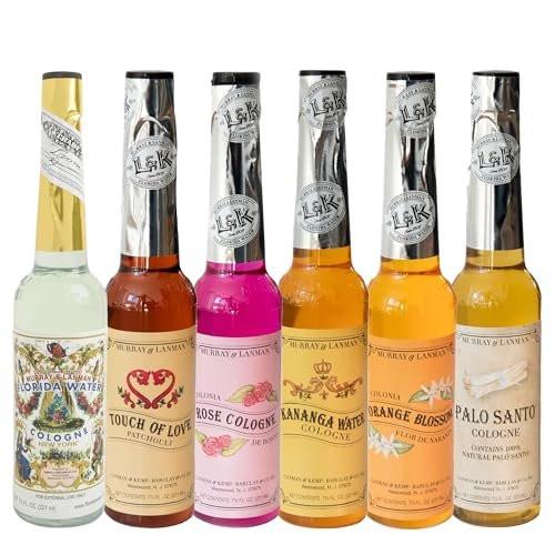 Lanman & Kemp Florida Water Kölnisch Wasser New York, Agua De Florida Mischset (New York 6er Mix) – 6 x 222 ml