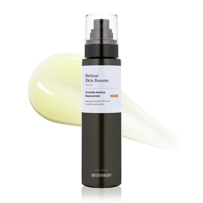 MEDITHERAPY Retinal Skin Booster Serum – Anti-Aging Gesichtsserum mit Retinaldehyd und Niacinamid, für feine Linien, Festigkeit & Ausstrahlung, feuchtigkeitsspendend, alle Hauttypen, 150 ml