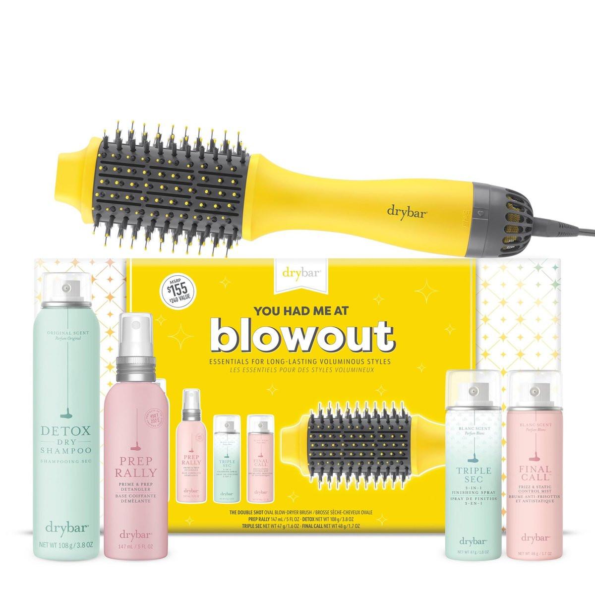 Drybar You Had Me at Blowout Kit – 5-teiliges Set für perfekte Blowouts mit extra Volumen und 8 Stunden Halt