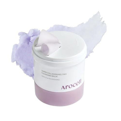 AROCELL Super Collagen Melting Balm 3,53 oz – Korean Make-up Entferner Balsam für Mitesser Pflege, Tiefenreinigung der Poren mit Peptiden, Feuchtigkeitsspendende Tägliche Gesichtsreinigung