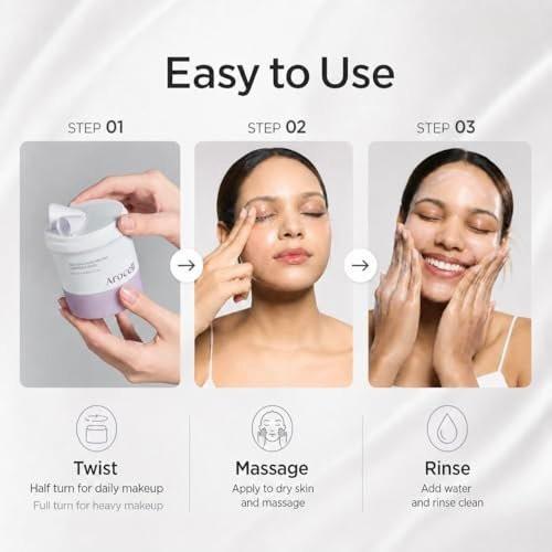 AROCELL Super Collagen Melting Balm 3,53 oz – Korean Make-up Entferner Balsam für Mitesser Pflege, Tiefenreinigung der Poren mit Peptiden, Feuchtigkeitsspendende Tägliche Gesichtsreinigung