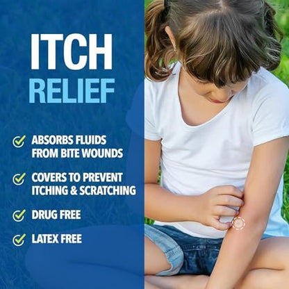 Cutter Bug Bite Patches – Juckreizlindernde Hydrokolloidpflaster für Kinder & Erwachsene, 153 Stück (3er-Pack)