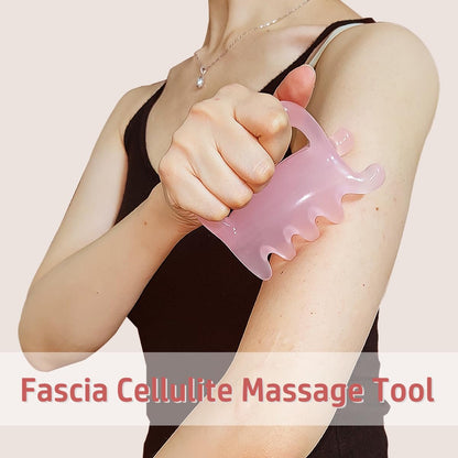 Großer Faszien-Massage-Blaster für Cellulite, myofasziale Entspannung, Muskelknoten und Triggerpunkte – Förderung der Lymphzirkulation, Pink