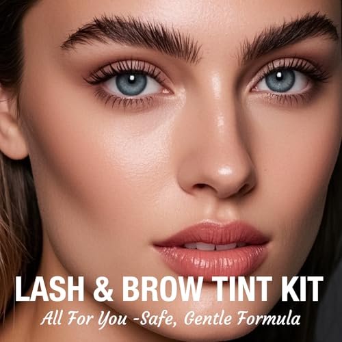 Lash Color Kit Black – Farbset für Wimpern und Augenbrauen mit natürlichem Effekt, lang anhaltend bis zu 8 Wochen, einfach in der Anwendung für den Salon- und Heimgebrauch