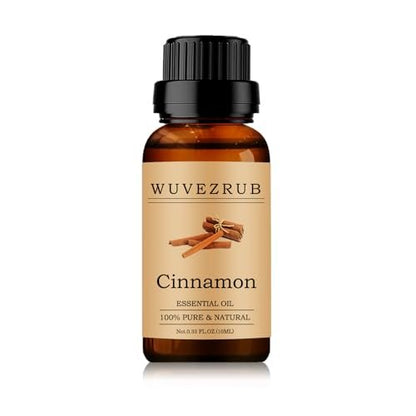 100% reines und natürliches Zimtöl - 10 ML Aromatherapie-Diffuser - 0,33 Fl Oz