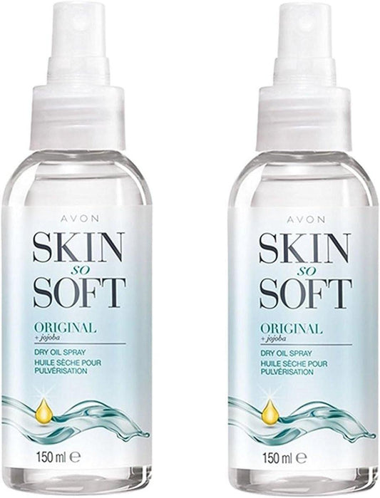 AVON SKIN SO SOFT Original Trockenöl Spray 5 fl.oz (Doppelpack)