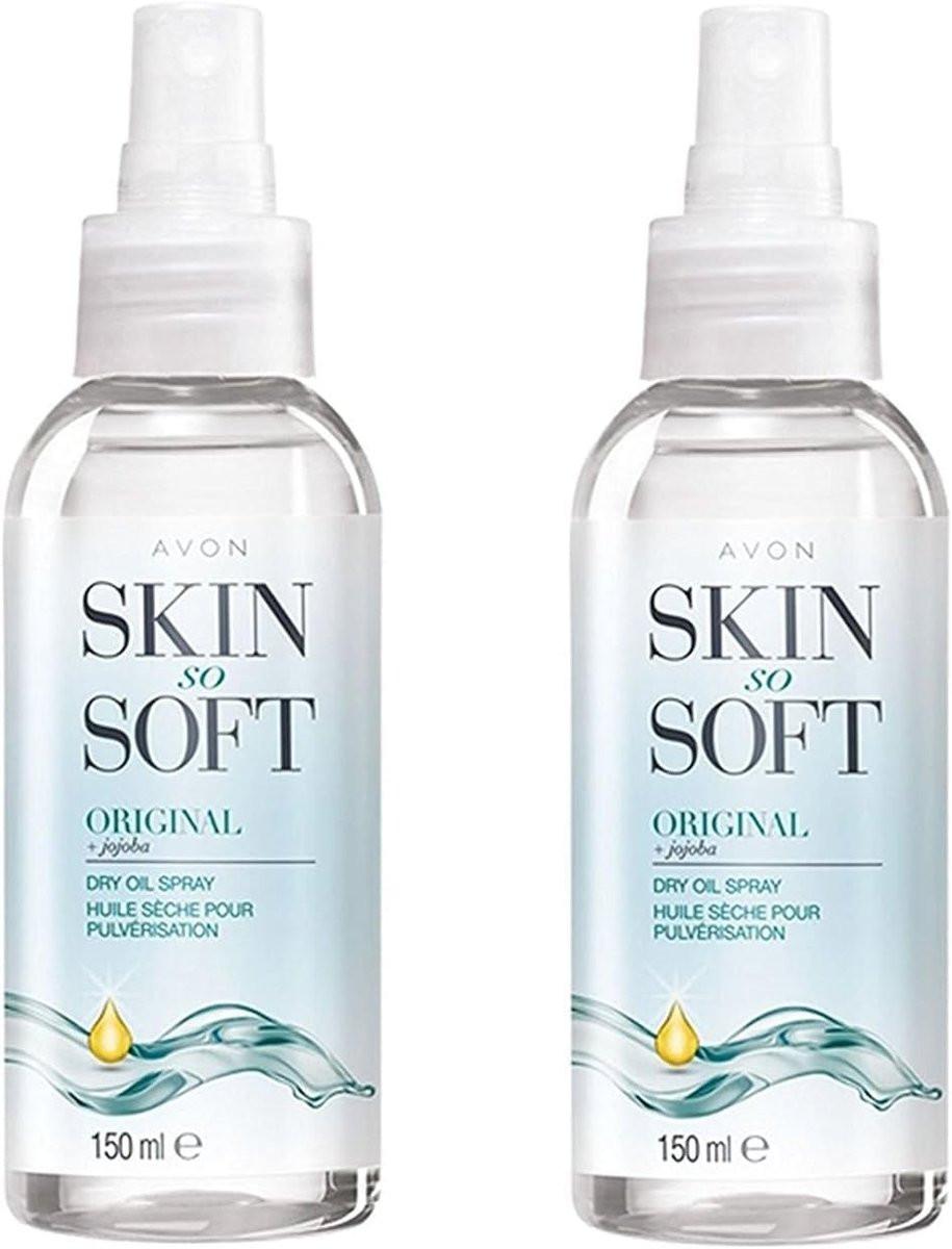 AVON SKIN SO SOFT Original Trockenöl Spray 5 fl.oz (Doppelpack)
