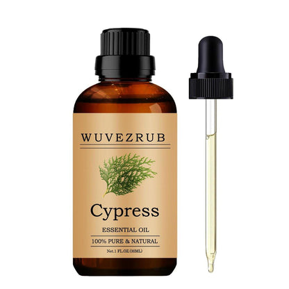 Wuvezrub Zypressenöl 30 ml – Reines und natürliches ätherisches Öl für Aromatherapie-Diffuser
