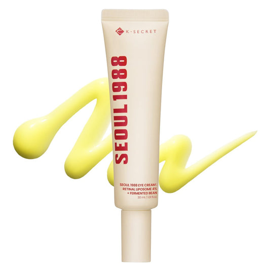 K-SECRET SEOUL 1988 Retinal Augencreme – Mit fortschrittlichem Retinal Liposom 4% und fermentierten Bohnen gegen dunkle Augenringe und feine Linien | Koreanische Hautpflege, 30ml / 1,01 fl oz