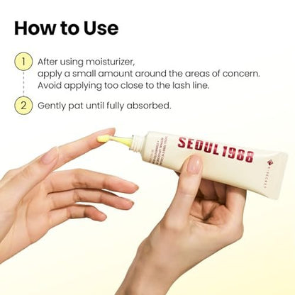 K-SECRET SEOUL 1988 Retinal Augencreme – Mit fortschrittlichem Retinal Liposom 4% und fermentierten Bohnen gegen dunkle Augenringe und feine Linien | Koreanische Hautpflege, 30ml / 1,01 fl oz