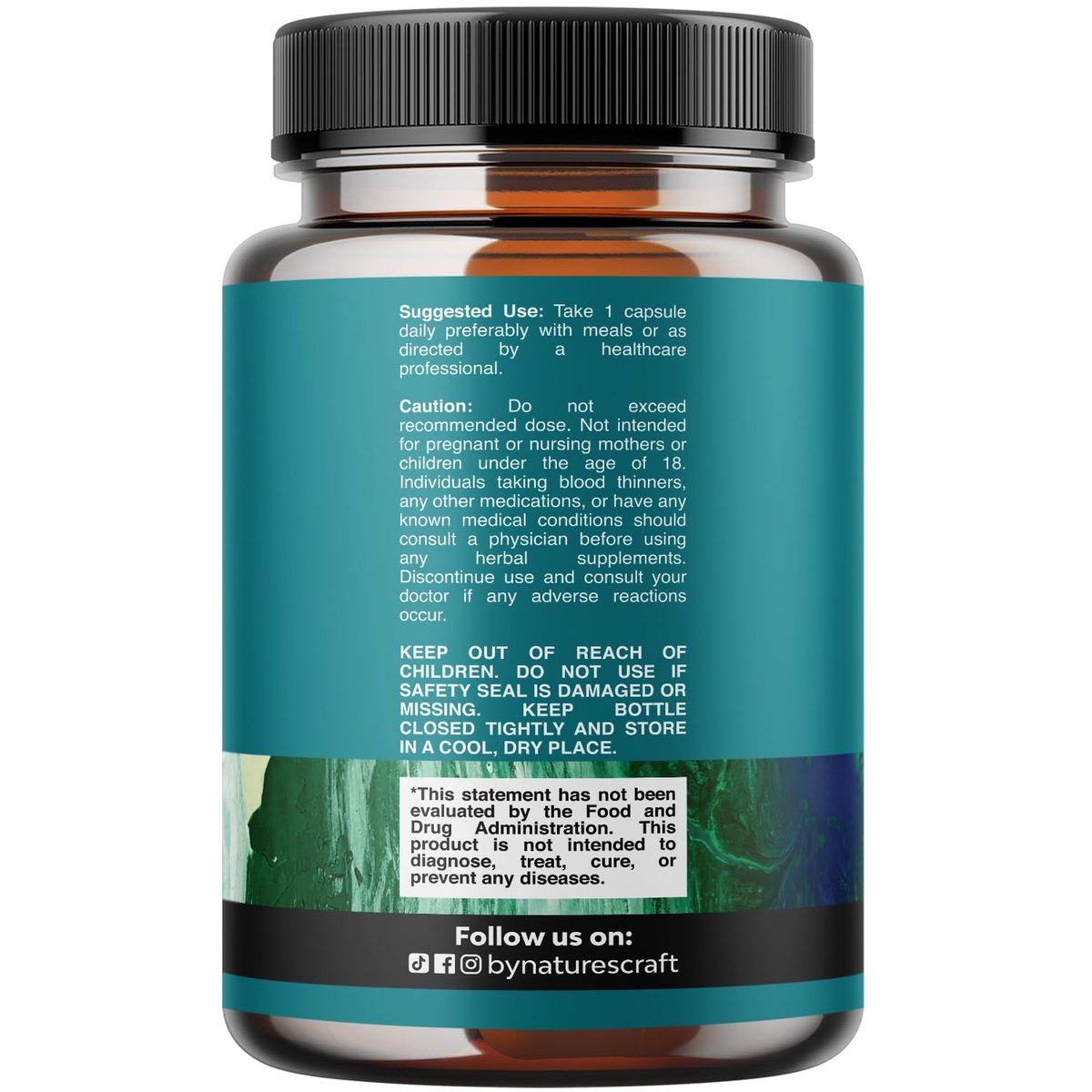 Natures Craft Augendruck-Unterstützung mit Heidelbeerextrakt - Veganes Augen Gesundheitsergänzungsmittel für Erwachsene zur Entlastung des Augendrucks mit Safran, Ginkgo, Niacin und mehr Vitaminen - 30 Kapseln