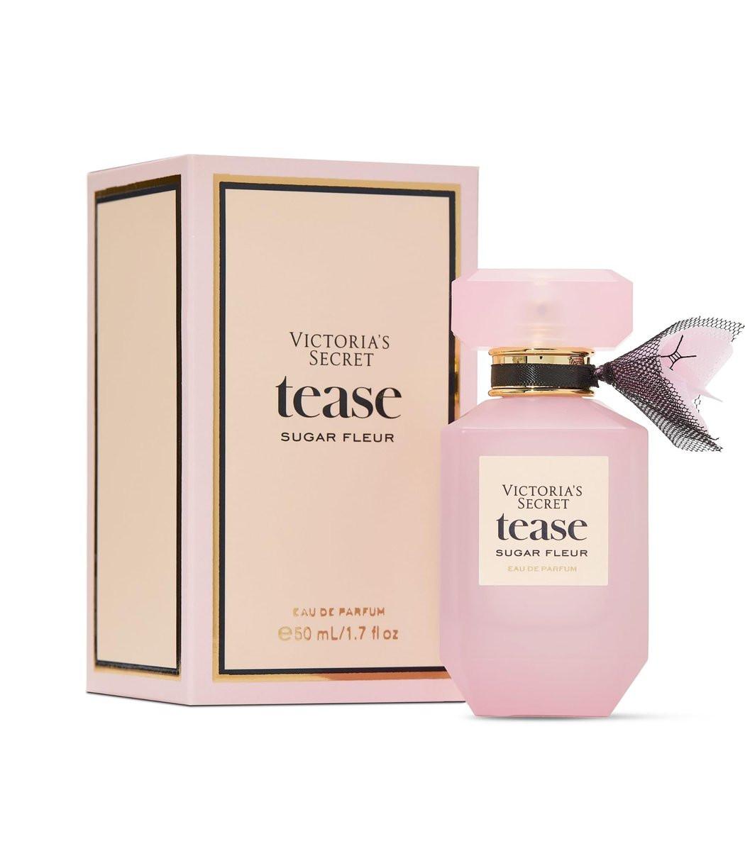 Victoria's Secret Tease Sugar Fleur Eau de Parfum – Noten von frischem Apfel, Blütenknospe und rosa Karamell – Damenparfüm (50 ml)