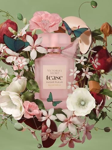 Victoria's Secret Tease Sugar Fleur Eau de Parfum – Süßer Duft mit Apfel, Blüten und Karamell (100 ml)