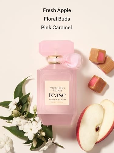 Victoria's Secret Tease Sugar Fleur Eau de Parfum – Süßer Duft mit Apfel, Blüten und Karamell (100 ml)