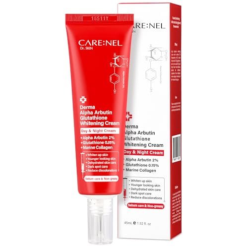 CARE:NEL Aufhellungscreme für das Gesicht Korea Derma Alpha Arbutin Glutathion 45 ml