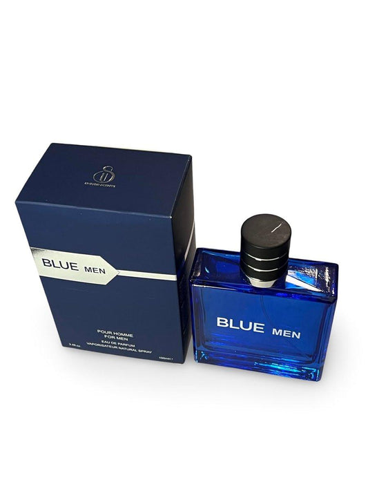 United Scents BLUE MEN Eau de Parfum für Herren, 100 ml, Noten: Grapefruit, Zitrone, Minze, Vetiver