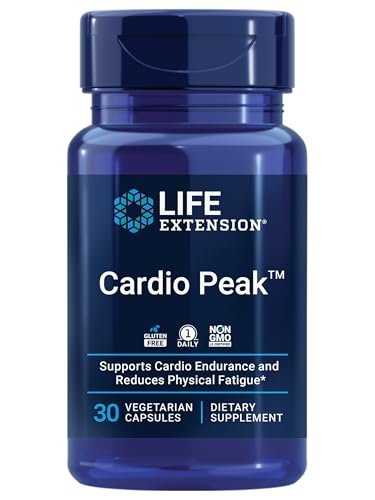 Life Extension Cardio Peak – Herz-Kreislauf-Supplement mit Arjuna, 1 Kapsel täglich, glutenfrei, nicht-GVO, vegetarisch, 30 Kapseln