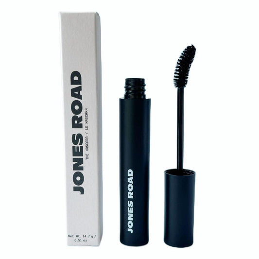 Jones Mascara für saubere, tierversuchsfreie Pflege-Wimperntusche in Schwarz Pitch Black (14,7 g / 0,51 oz)