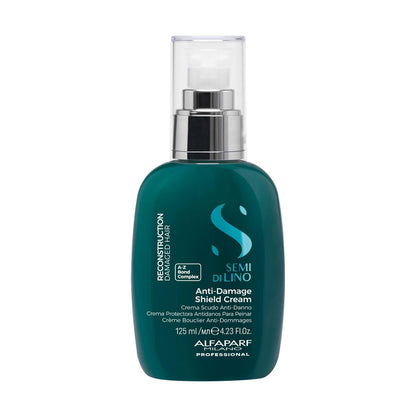 Alfaparf Milano Semi di Lino Reconstruction Bond Repair Haarbehandlungscreme für geschädigtes Haar - Hitzeschutz - Haarbruch-Reparatur-Schutz Leave-In - Vegan (120 ml)