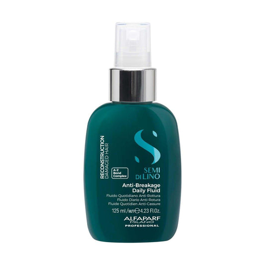 ALFAPARF MILANO Semi di Lino Reconstruction Reparatives Anti-Bruch-Tägliches Fluid für geschädigtes Haar – Bond-Building-Haarbehandlung – Hitzeschutzspray – verleiht Glanz – stärkend – (125 ml)