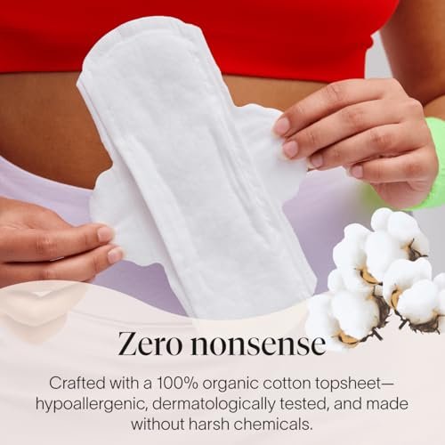 Cora 100% Bio-Baumwolle Slipeinlagen (34 Stück, Made to Move Regular Pads)