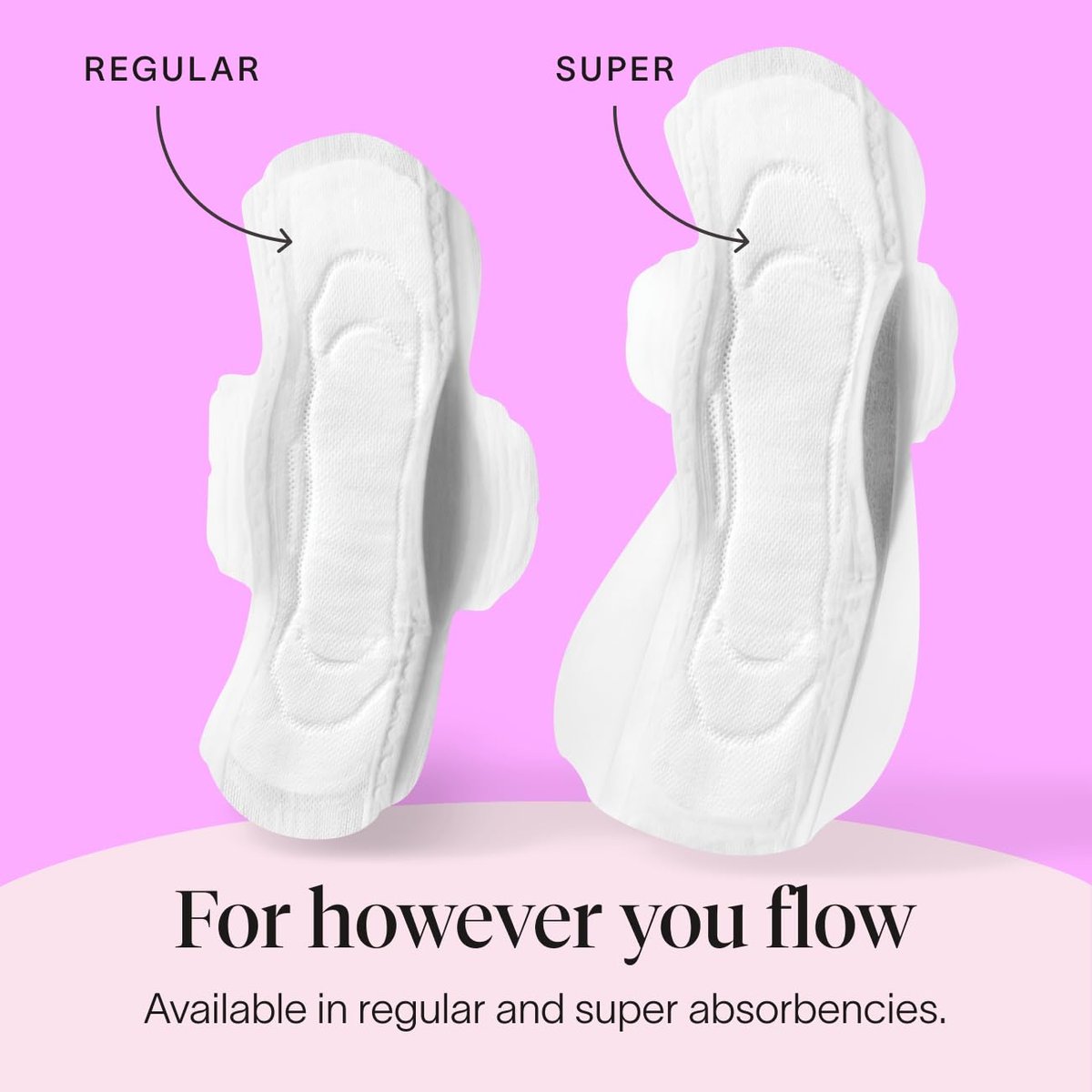 Cora 100% Bio-Baumwolle Slipeinlagen (34 Stück, Made to Move Regular Pads)
