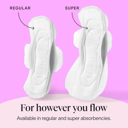 Cora 100% Bio-Baumwolle Slipeinlagen (34 Stück, Made to Move Regular Pads)