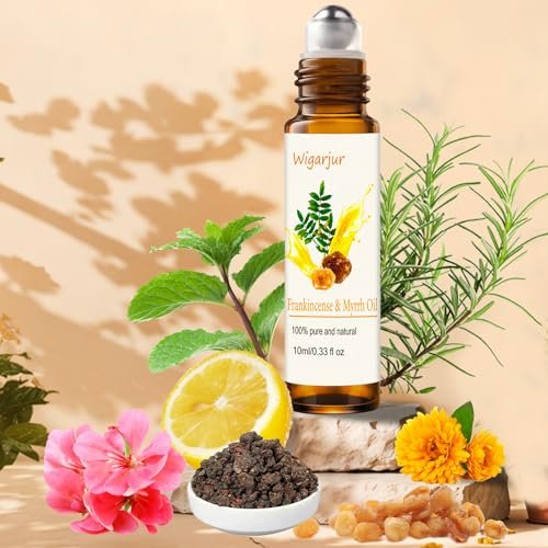 3er-Set Weihrauch Ätherisches Öl Roll-On: Patchouli, Myrrhe, Rosmarin & Vitamin C – Beruhigende Pflege für Hüften, Hände, Schultern und Beine
