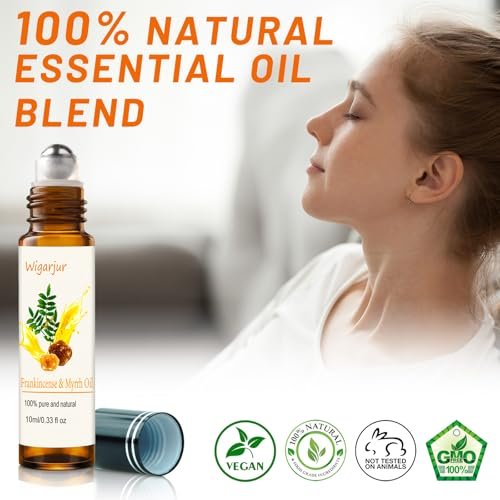 3er-Set Weihrauch Ätherisches Öl Roll-On: Patchouli, Myrrhe, Rosmarin & Vitamin C – Beruhigende Pflege für Hüften, Hände, Schultern und Beine