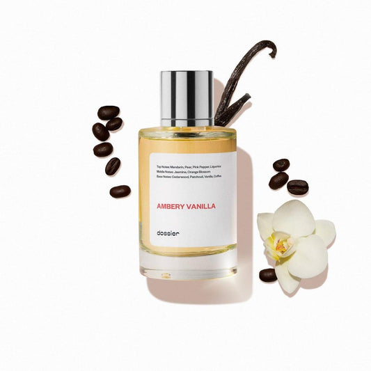 Dossier Ambery Vanilla Eau de Parfum – Inspiriert von Black Opium – Langanhaltender Damenduft – 3,4 Fl. Oz (100 ml)