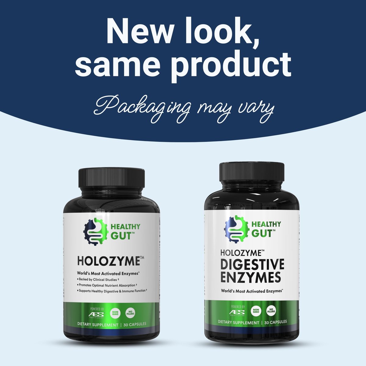 Healthy Gut HoloZyme Max Strength Verdauungsenzyme | FODMAP-freundliche Formel gegen Blähungen, Gas und Verdauungsstörungen mit Protease, Amylase, Lipase, Lactase und mehr | 15 Portionen (Probegröße)